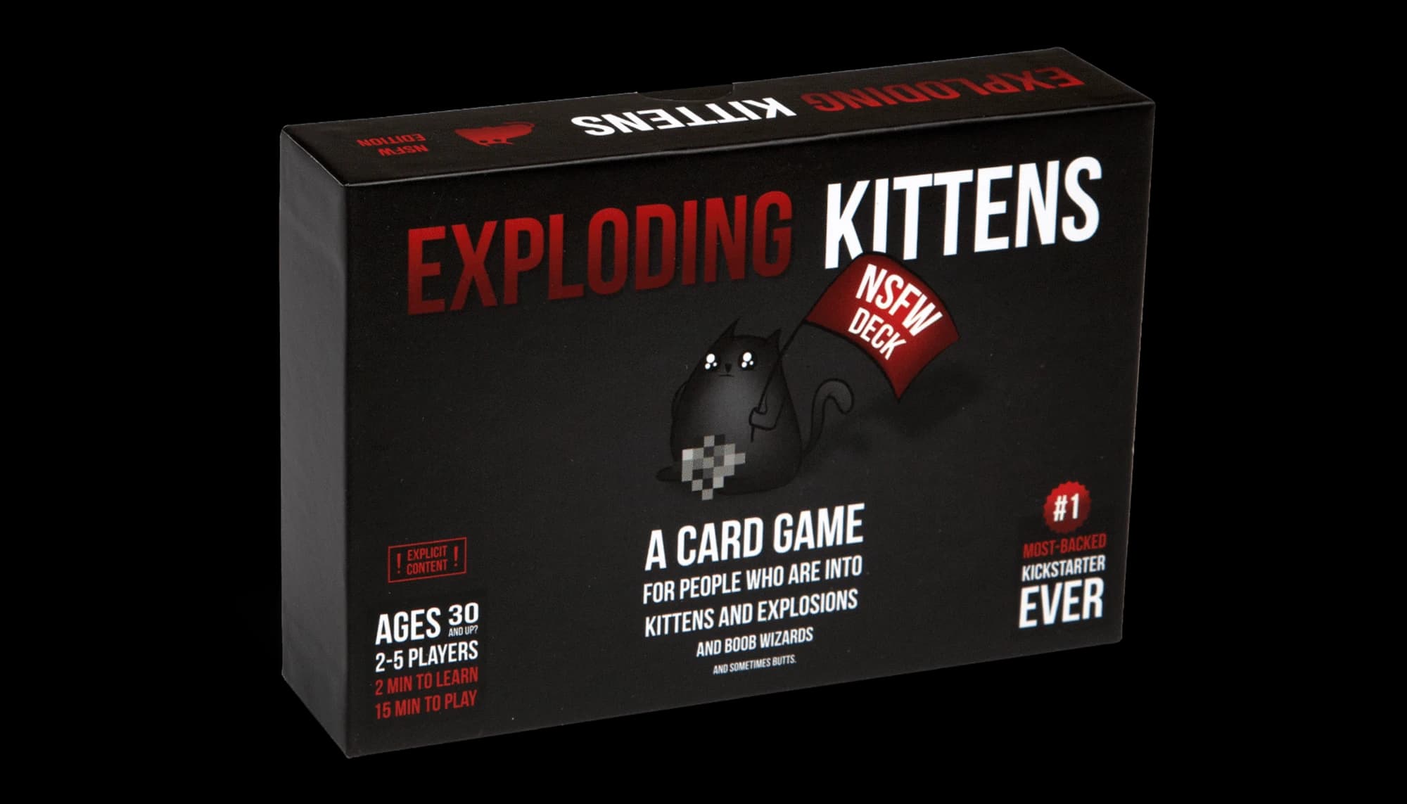 Caja de Exploding Kittens Edición NSFW