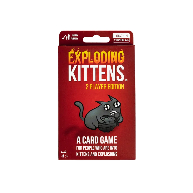Caja de Exploding Kittens Edición 2 Jugadores