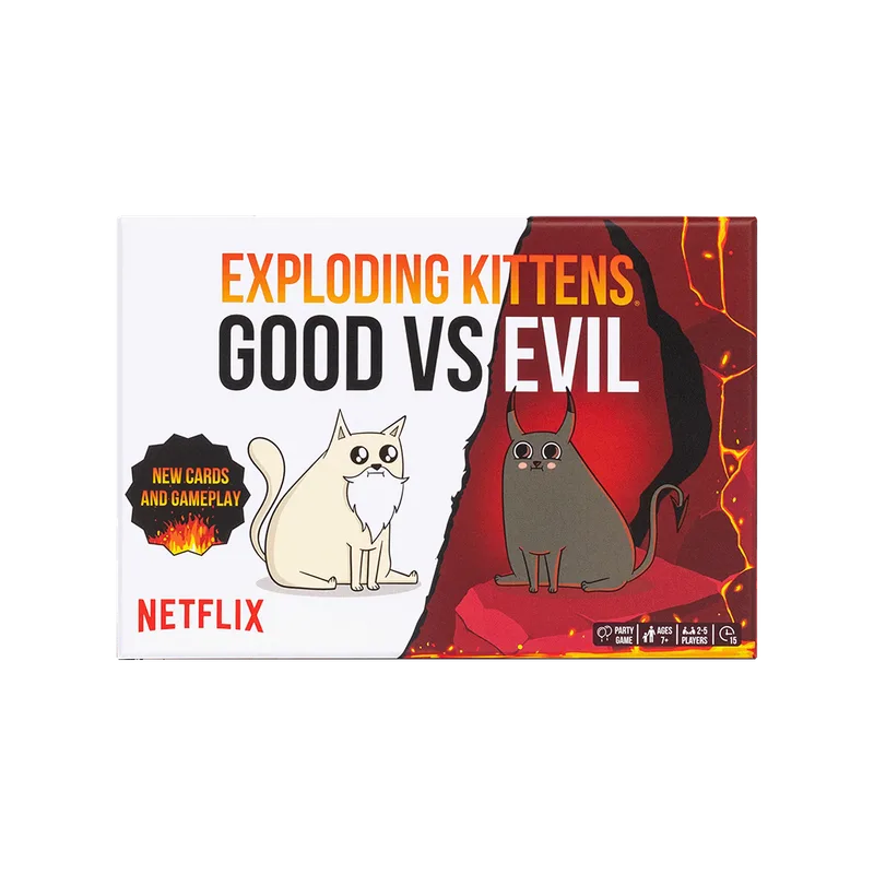 Caja de Exploding Kittens: El Bien contra el Mal