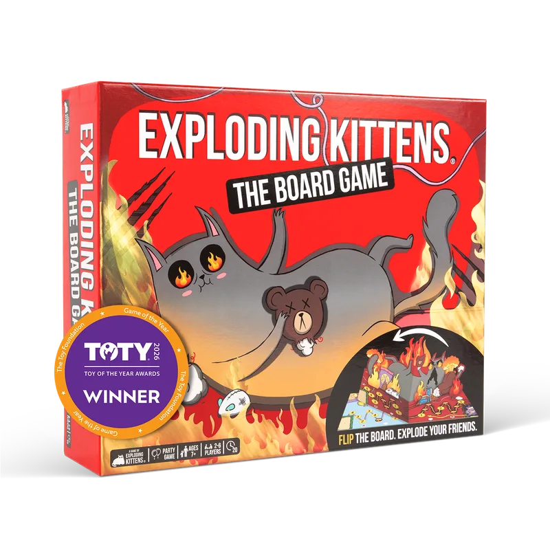Caja de Exploding Kittens: El Juego de Tablero