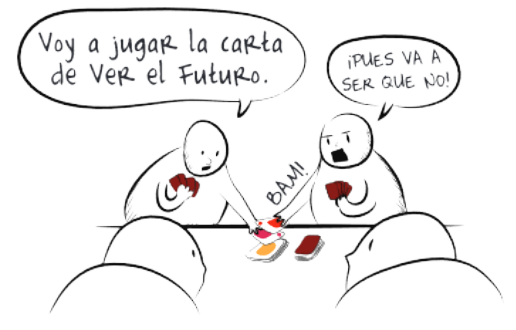 Ejemplo usando la carta Va a Ser que No